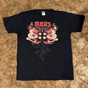 Vintage Mars Chinese Dragon T-Shirt Black Large